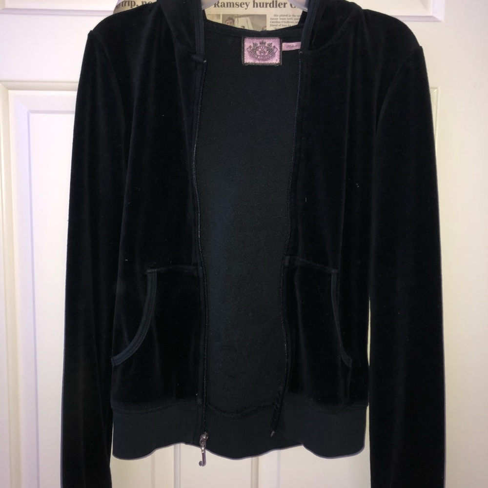 Black Juicy Couture Sweat Jacket